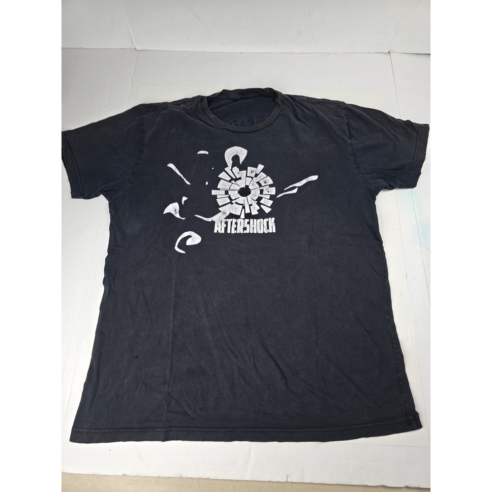 2015 Aftershock World Tour Adult Large Black‎ TShirt